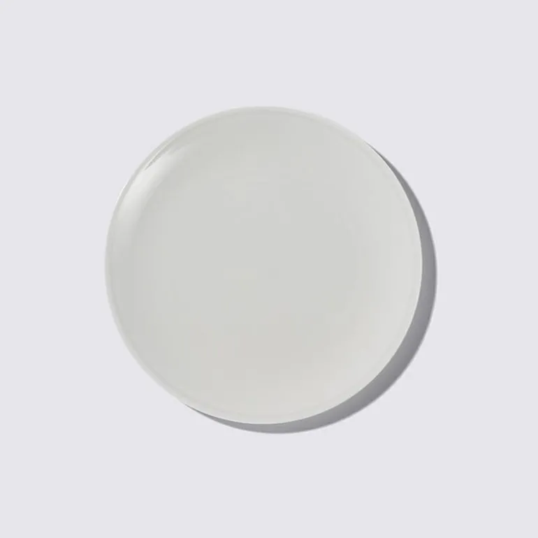 Teller flach 21 cm Pastell Hellgrau Fine Bone Chin
