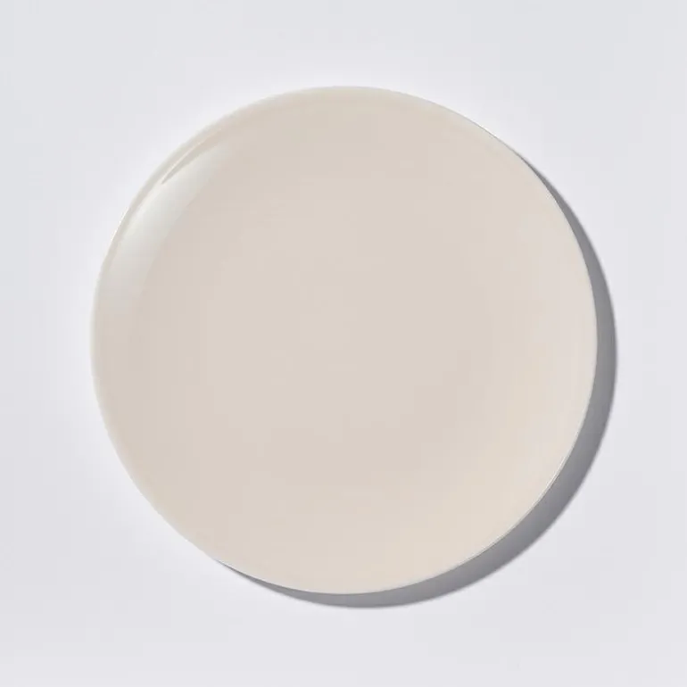 Teller flach 28 cm Pastell Puder Fine Bone China