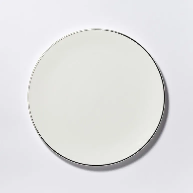 Teller flach 26 cm Platin Lane Pure Fine Bone Chin