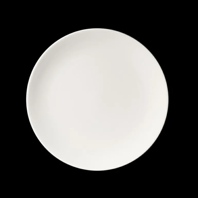 Teller flach 26 cm Pure Weiss Fine Bone China