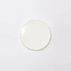 Teller flach 21 cm Simplicity Gelb Fine Bone China