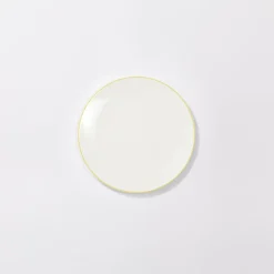 Teller flach 21 cm Simplicity Gelb Fine Bone China