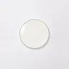 Teller flach 21 cm Simplicity Grün Fine Bone China