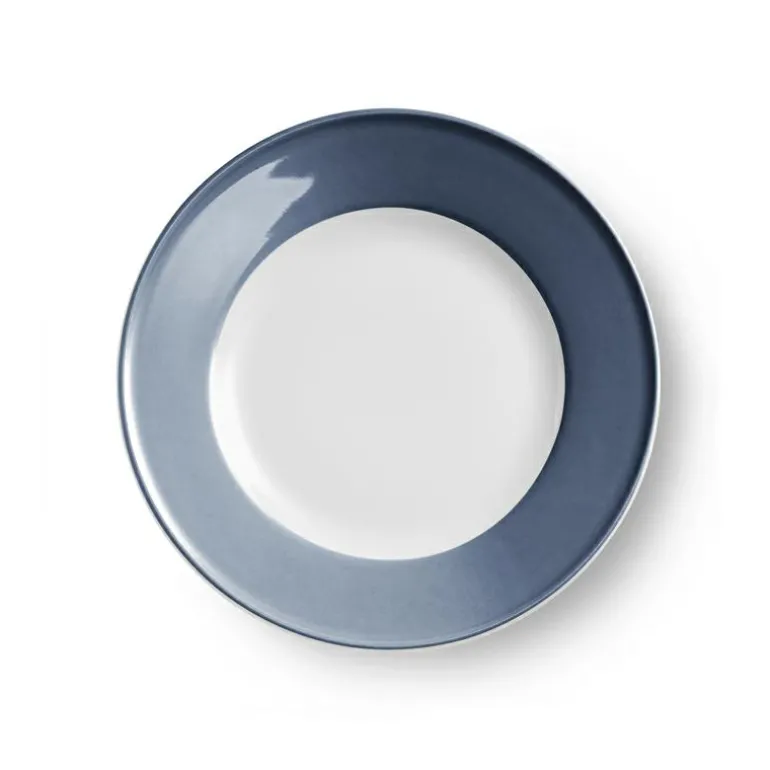 Teller flach Fahne 26 cm Indigo Solid Color