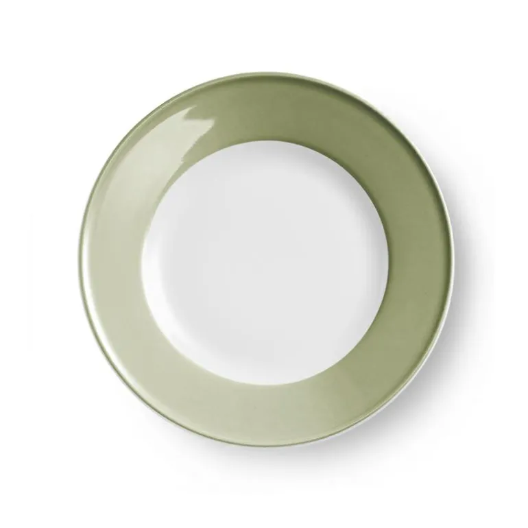 Teller flach Fahne 26 cm Khaki Solid Color