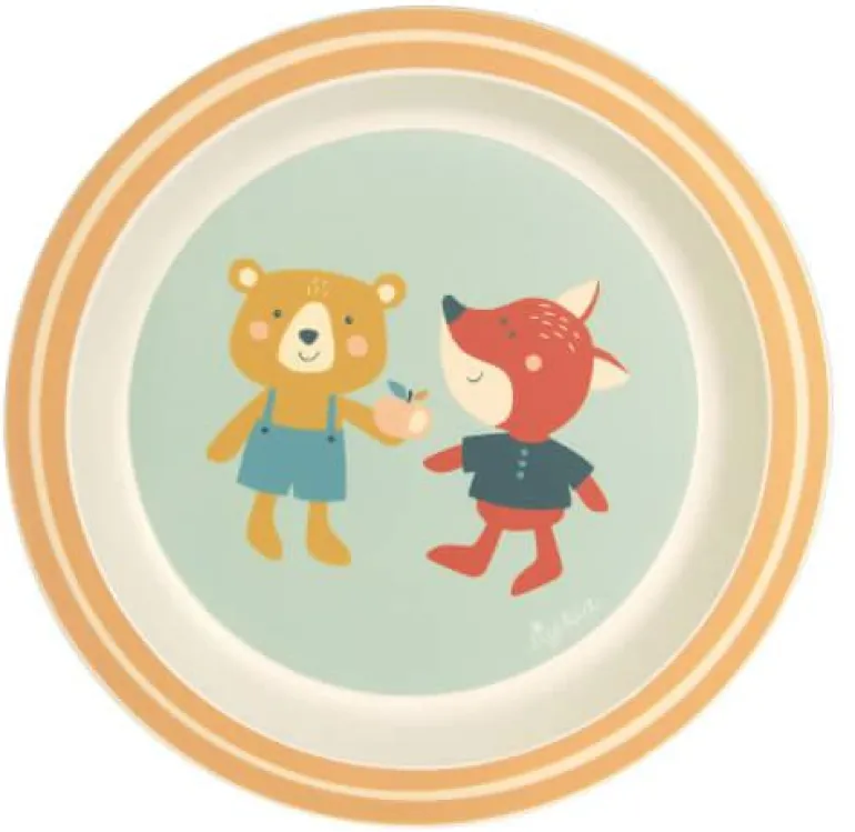Teller Fuchs Gelb