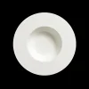 Teller tief breiter Rand 26 cm 0,40 l Pure Weiss F