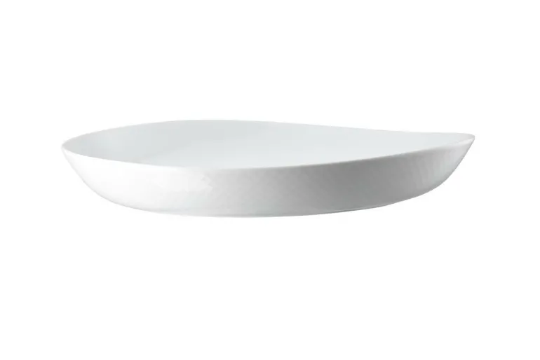 Teller tief, 33 cm, Junto Weiß
