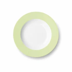 Teller tief Fahne 23 cm Fahne Pistazie Solid Color