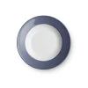 Teller tief Fahne 23 cm Indigo Solid Color