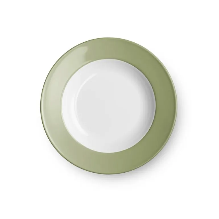 Teller tief Fahne 23 cm Khaki Solid Color