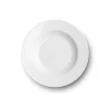 Teller tief Fahne 23 cm Weiss Solid Color