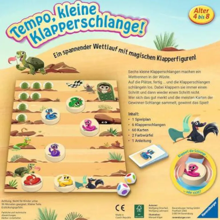 Tempo, kleine Klapperschlange