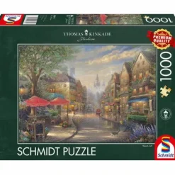 Thomas Kinkade: Café in München - Puzzle 1000 Teil