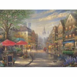 Thomas Kinkade: Café in München - Puzzle 1000 Teil