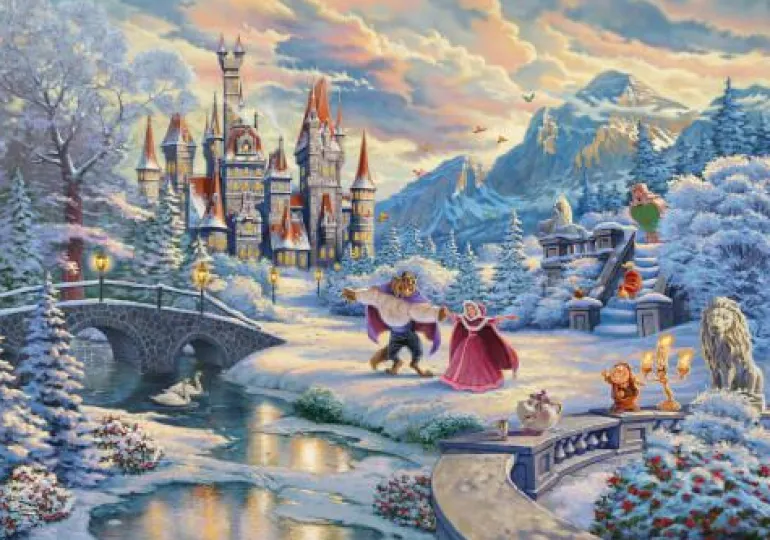 Thomas Kinkade: Die Schöne und das Biest - Puzzle