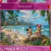 Thomas Kinkade: Mickey and Minnie in Hawaii - Puzz