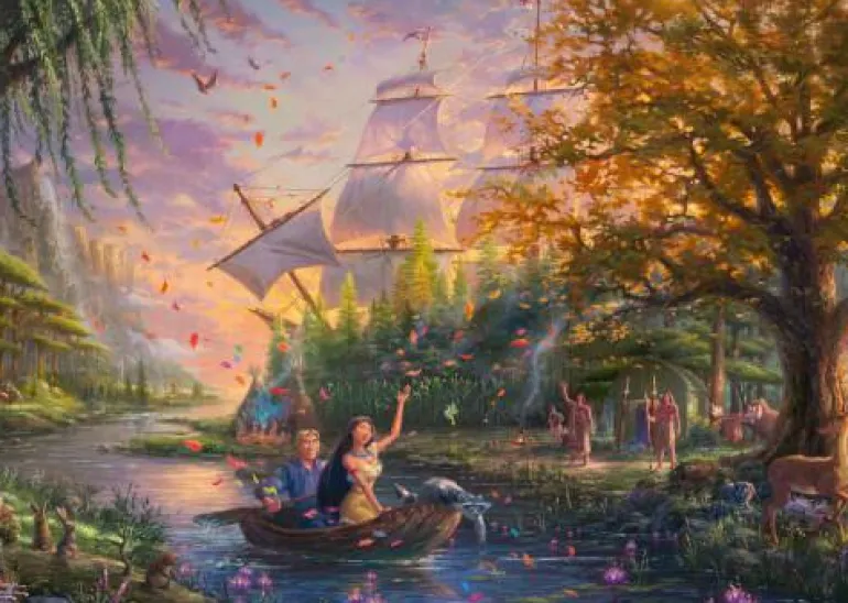 Thomas Kinkade: Pocahontas - Puzzle 1000 Teile