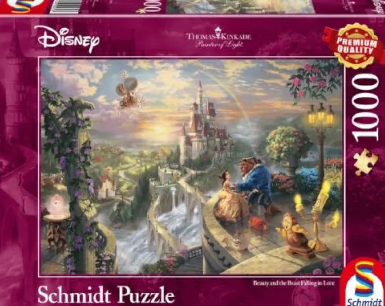 Thomas Kinkade: Schöne und das Biest - Puzzle 1000
