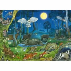 Tiere Nachts Im Wald 100 Teile