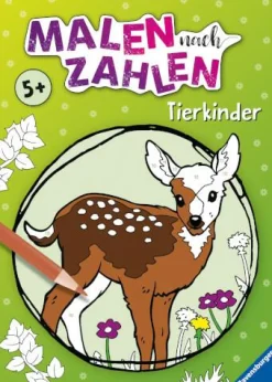 Tierkinder - H20 - Malen nach Zahlen