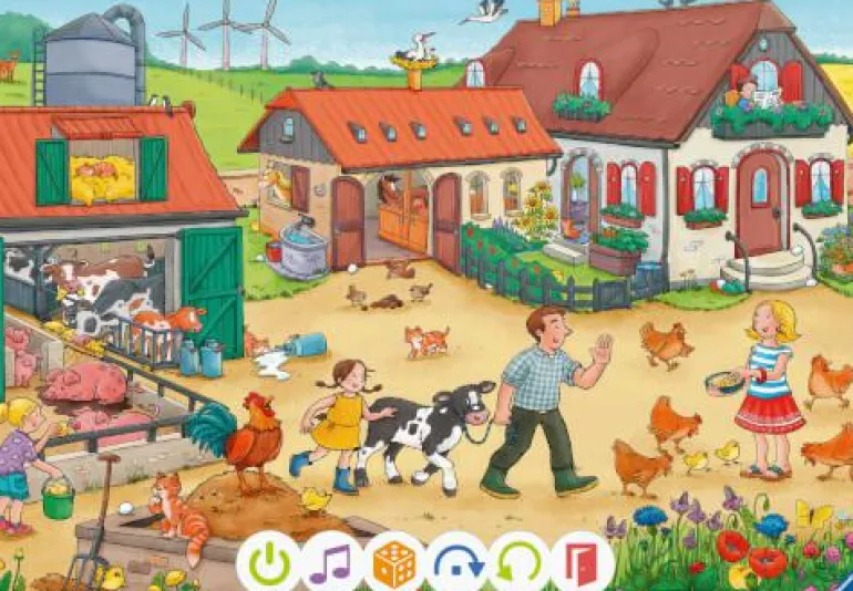 tiptoi® Puzzle: Bauernhof - 2x12 Teile