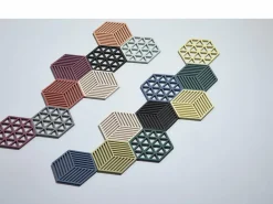 Topfuntersetzer Hexagon Cool Grey