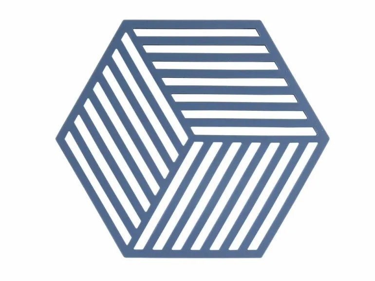 Topfuntersetzer Hexagon Denim