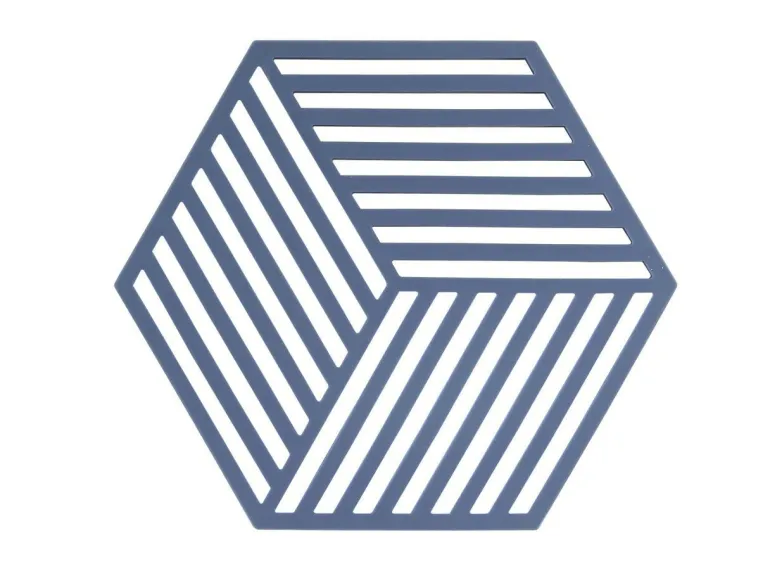 Topfuntersetzer Hexagon Denim