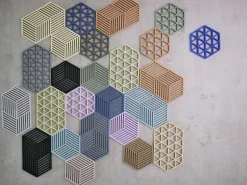 Topfuntersetzer Hexagon Lupine