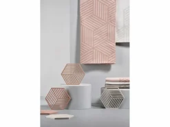 Topfuntersetzer Hexagon Warm Grey