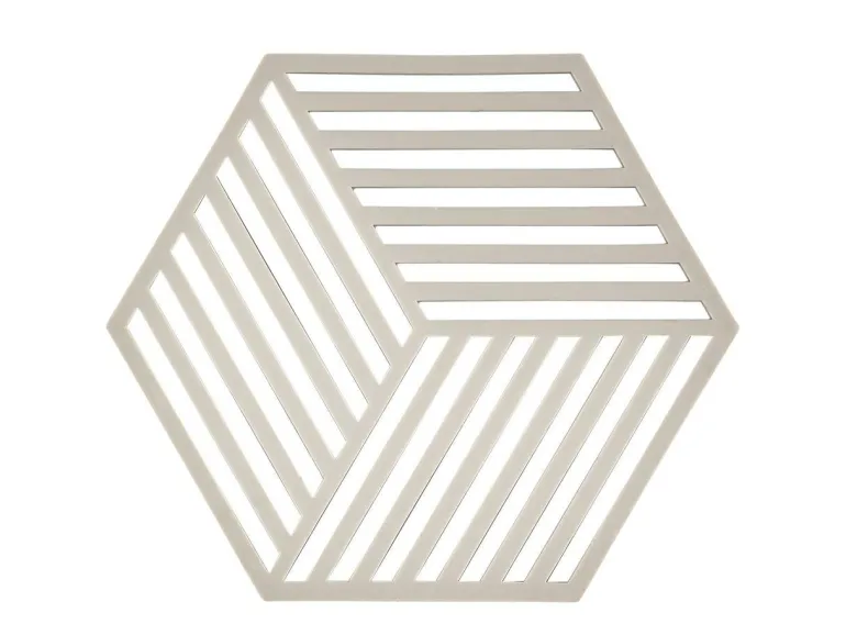 Topfuntersetzer Hexagon Warm Grey