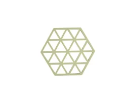 Topfuntersetzer Triangles Matcha Green