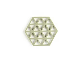 Topfuntersetzer Triangles Matcha Green