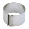 Tortenring Edelstahl mit Griffen 9cm
