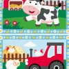 Tractor with scenery - Malen nach Zahlen Junior