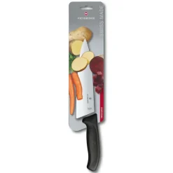 Tranchiermesser,extra breit,20cm,schwarz
