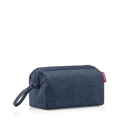 Travelcosmetic Herringbone Dark Blue Kosmetiktasch