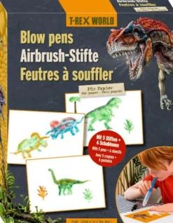 T-Rex World - Airbrush-Stifte für Papier