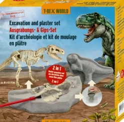 T-Rex World - Ausgrabungs-& Gips-Set T-Rex