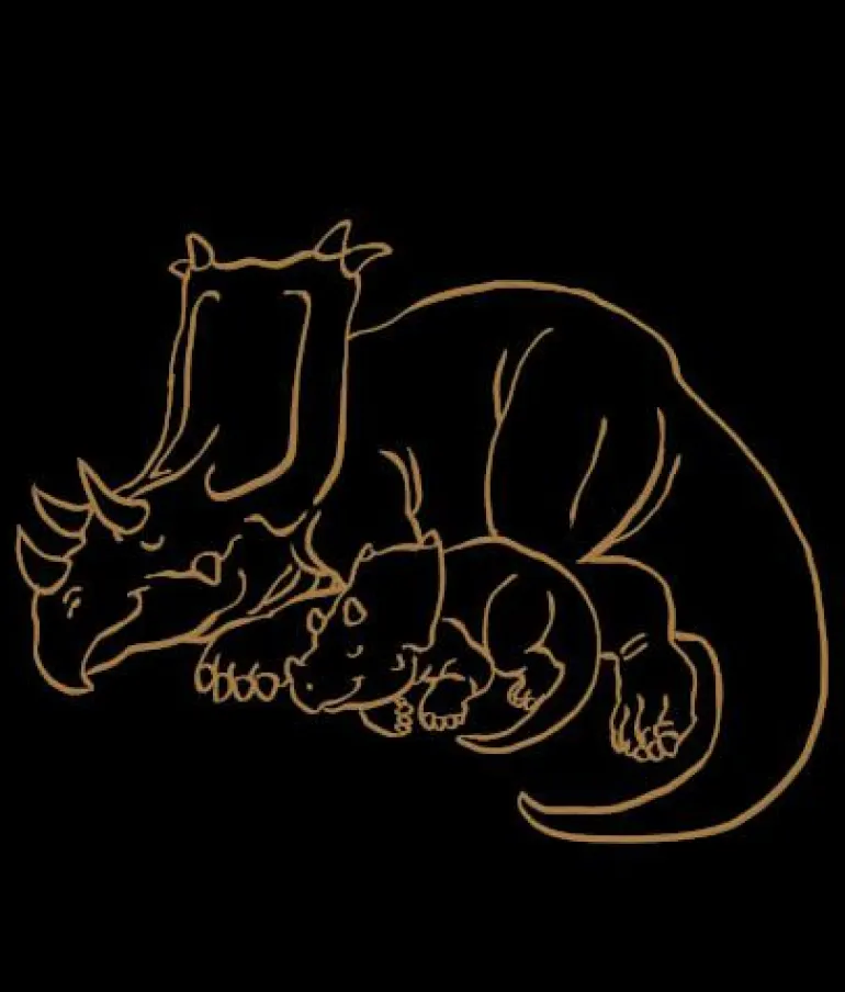 T-Rex World - Metallic-Malen mit Metallic-Buntstif