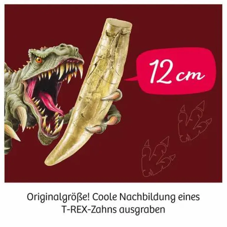 T-REX-Zahn - 12 cm langer Zahn zum Ausgraben