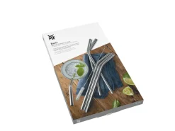 Trinkhalm-Set Baric Cromargan® 6-teilig mit Reinig
