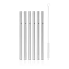 Trinkhalm-Set Baric Cromargan® 6-teilig mit Reinig