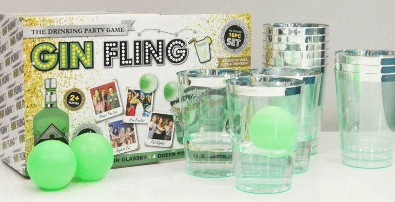 Trinkspiel "Gin Fling"