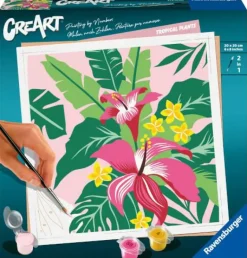 Tropical Plants - Malen nach Zahlen