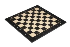 Turnier Schachset schwarz, Feld 50mm, mit Holzkass