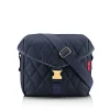 Umhängetasche M rhombus midnight gold