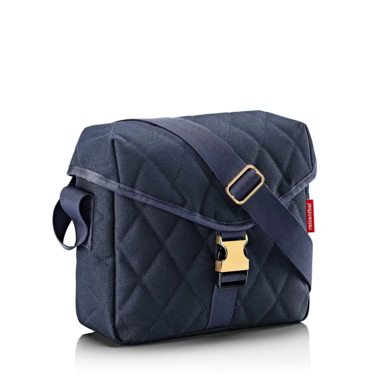 Umhängetasche M rhombus midnight gold