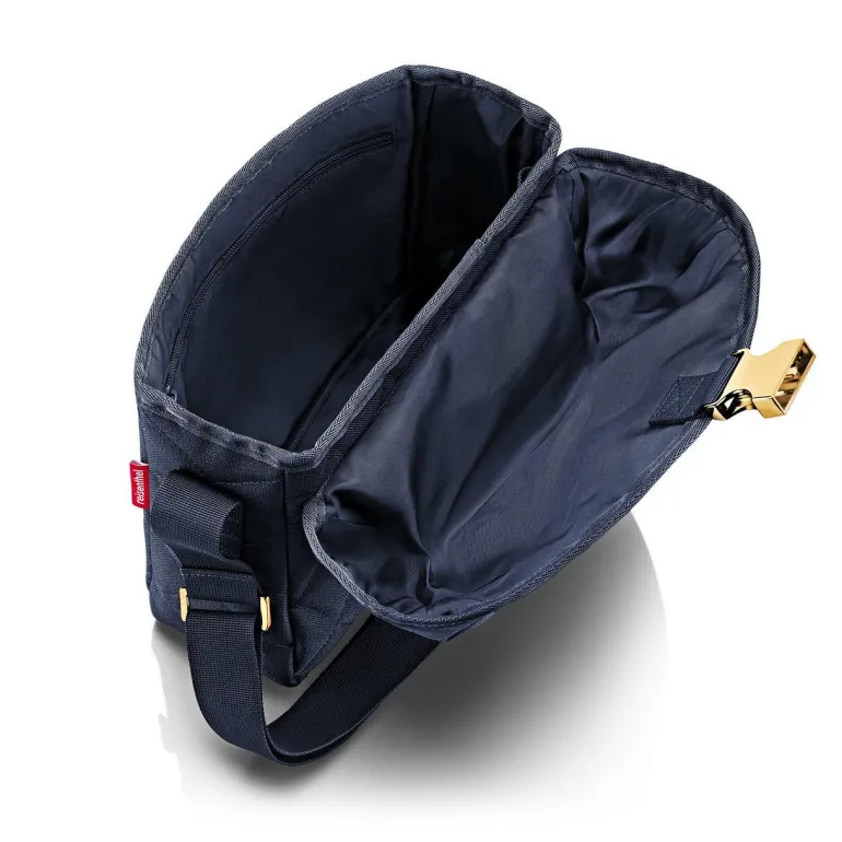 Umhängetasche M rhombus midnight gold